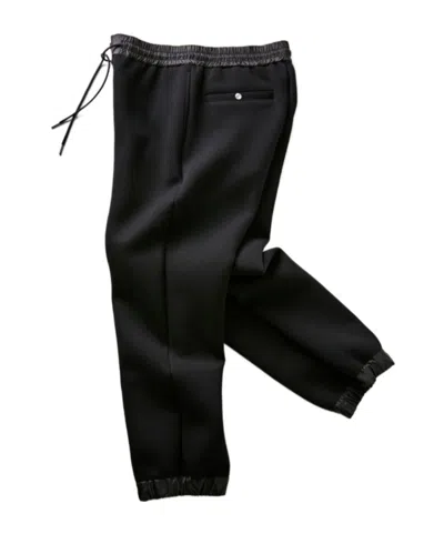 Sacai Sponge Sweat Pants In Black