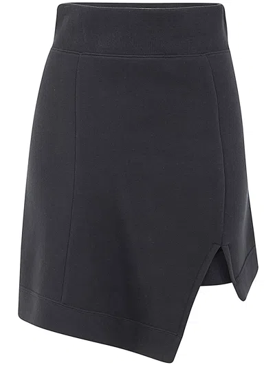 Sacai Sponge Sweat Skirt In Black  