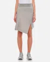 Sacai Sponge Sweat Skirt In Grey