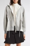 Sacai Sponge Sweat X Nylon Twill Hoodie