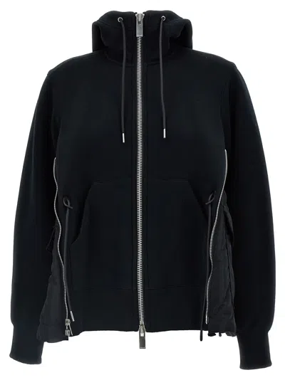 Sacai Sponge Sweatshirt Black