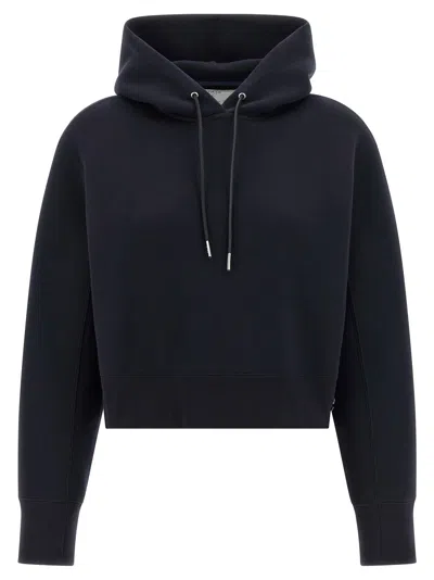 Sacai Sponge Sweatshirt Blue In Black