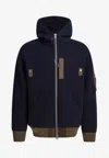 Sacai Men's Sponge Sweat Hoodie In Blue