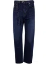 Sacai Women's Straight Denim Pants