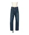Sacai Bootcut Jeans Pants In Blue