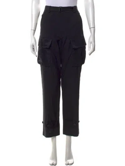 Pre-owned Sacai Straight Leg Pants W/ Tags In Black