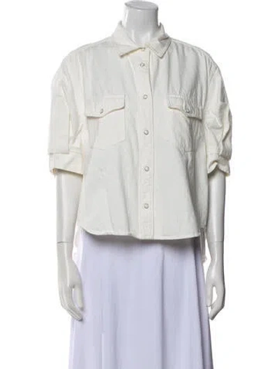 Pre-owned Sacai Striped Jacket In Neutral