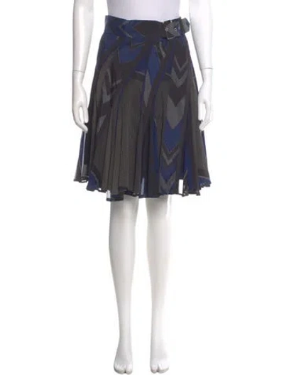 Pre-owned Sacai Striped Knee-length Skirt In Multi