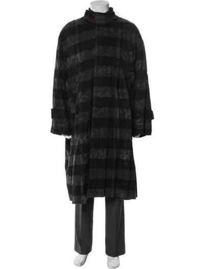 Pre-owned Sacai Striped Parka W/ Tags In Black