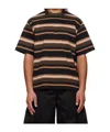 Sacai Multicolor Horizontal Stripe T-shirt In Multi