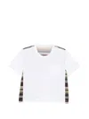 Sacai Striped T-shirt In White