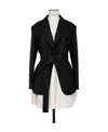 Sacai Suiting Bonding Layered Blazer In Black