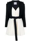 Sacai Suiting Bonding Layered Blazer In White