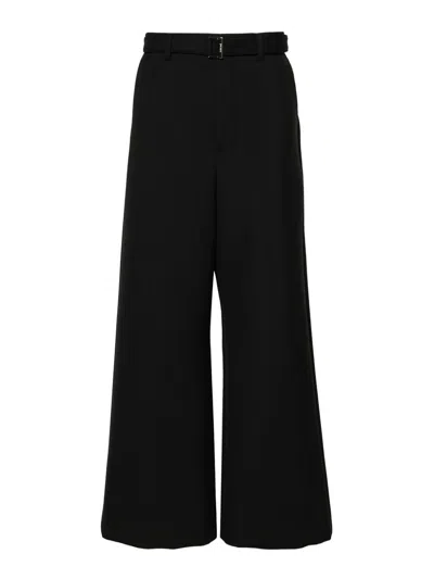 SACAI SUITING BONDING PANTS