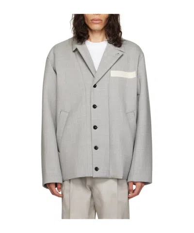 SACAI SUITING BONDING SUIT JACKET
