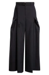 Sacai Suiting Cargo Pants In Gray