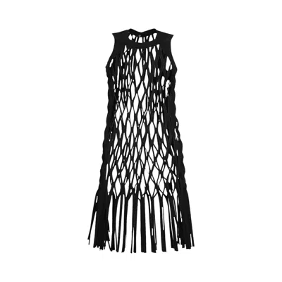 Pre-owned Sacai Suiting Dress 'black' | Women's Size 2