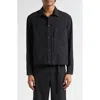 Sacai Woven Shirt In Black