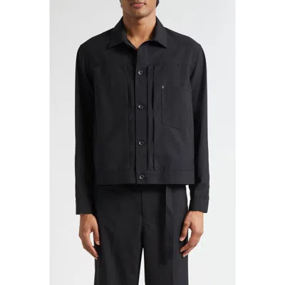 Sacai Suiting Jacket In Black