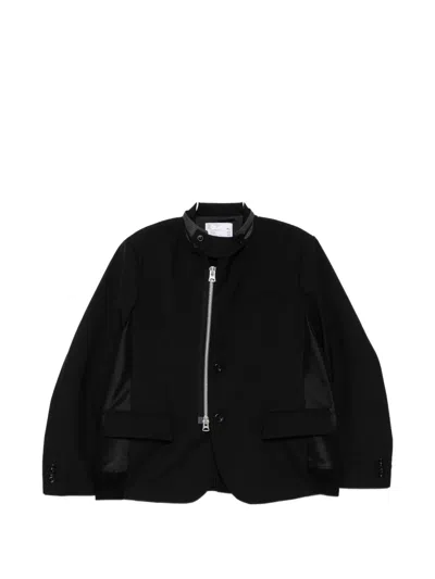 Sacai Suiting Jacket In Black