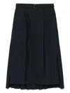 Sacai Suiting Midi Skirt