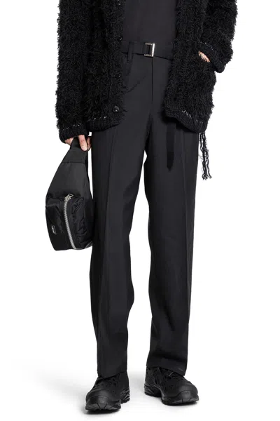 Sacai Suiting Pants In Black