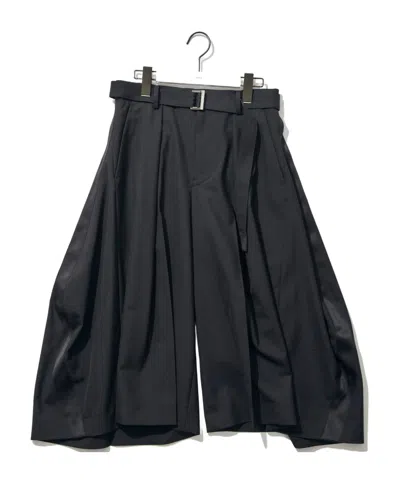 Sacai Suiting Pants In Black