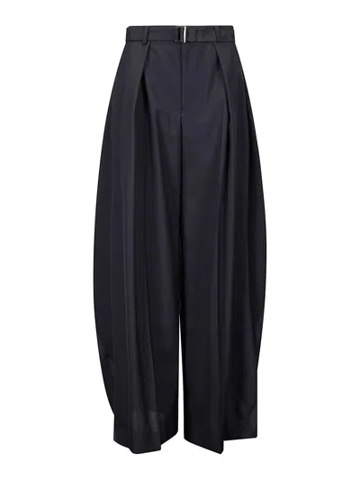 Sacai Suiting Pants In Blue