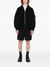 Sacai Suiting Shorts In Black