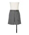 Sacai Suiting Shorts In Gray