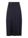 Sacai Suiting Skirt Clothing In Black