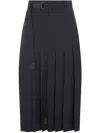 Sacai Suiting Skirt Clothing In Black