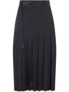 Sacai Suiting Skirt Clothing In Black