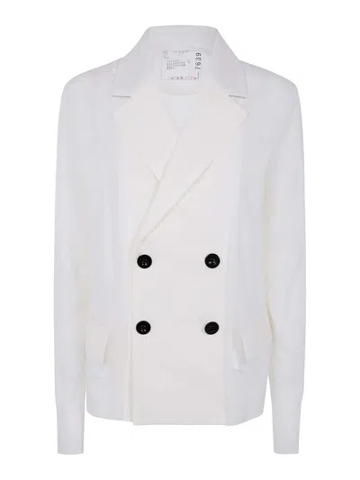 SACAI SUITING X KNIT JACKET