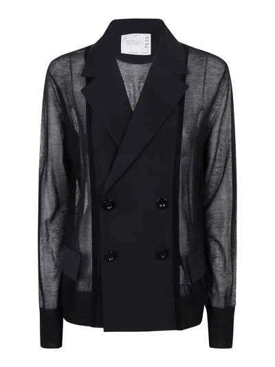 SACAI CHAQUETA CASUAL - NEGRO