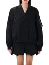 Sacai Suiting X Nylon Twill Jacket