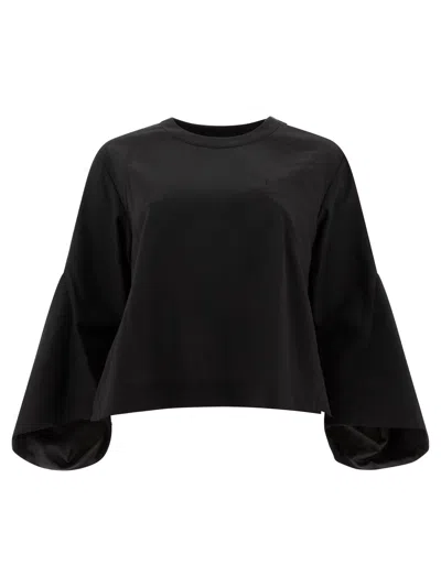 Sacai Suiting X Nylon Twill Knitwear Black