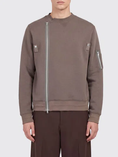 Sacai Sponge Sweat Blouson In Gray