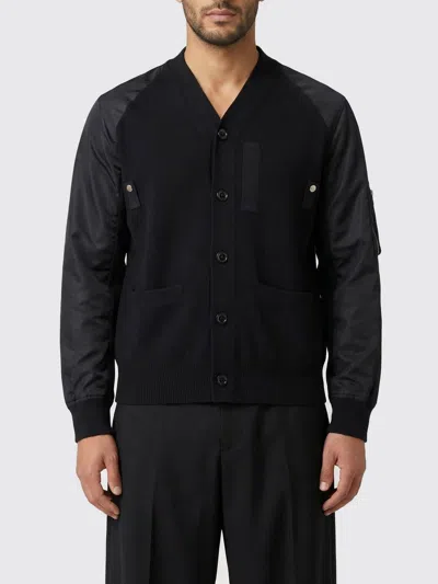 Sacai Sweater Men  In Black
