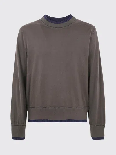 SACAI SWEATER SACAI MEN COLOR KAKI,H66429030