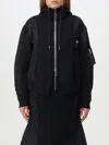 Sacai Sweater  Woman Color Black In Schwarz