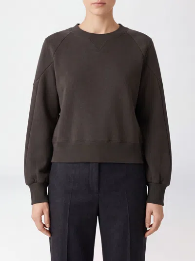 Sacai Sweater Woman Color Brown In Gray