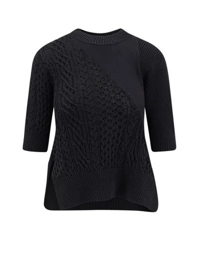Sacai Sweaters Black