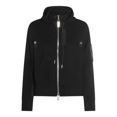 SACAI SWEATERS BLACKS AND GREYS