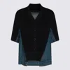 Sacai Sweaters Blu E Verdi In Multi