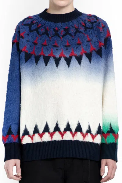 Sacai Sweaters In Blue