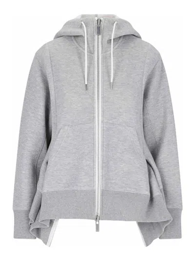 Sacai Sweatshirt In Grey