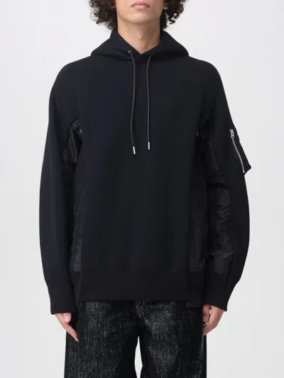 Sacai Sweatshirt  Men Color Black