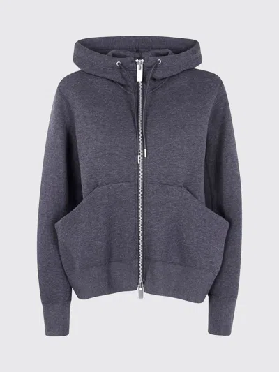 SACAI SWEATSHIRT SACAI WOMAN COLOR GREY,H66465020