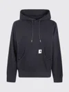 Sacai X Carhartt Wip Logo Patch Hooded Sweatshirt In Black